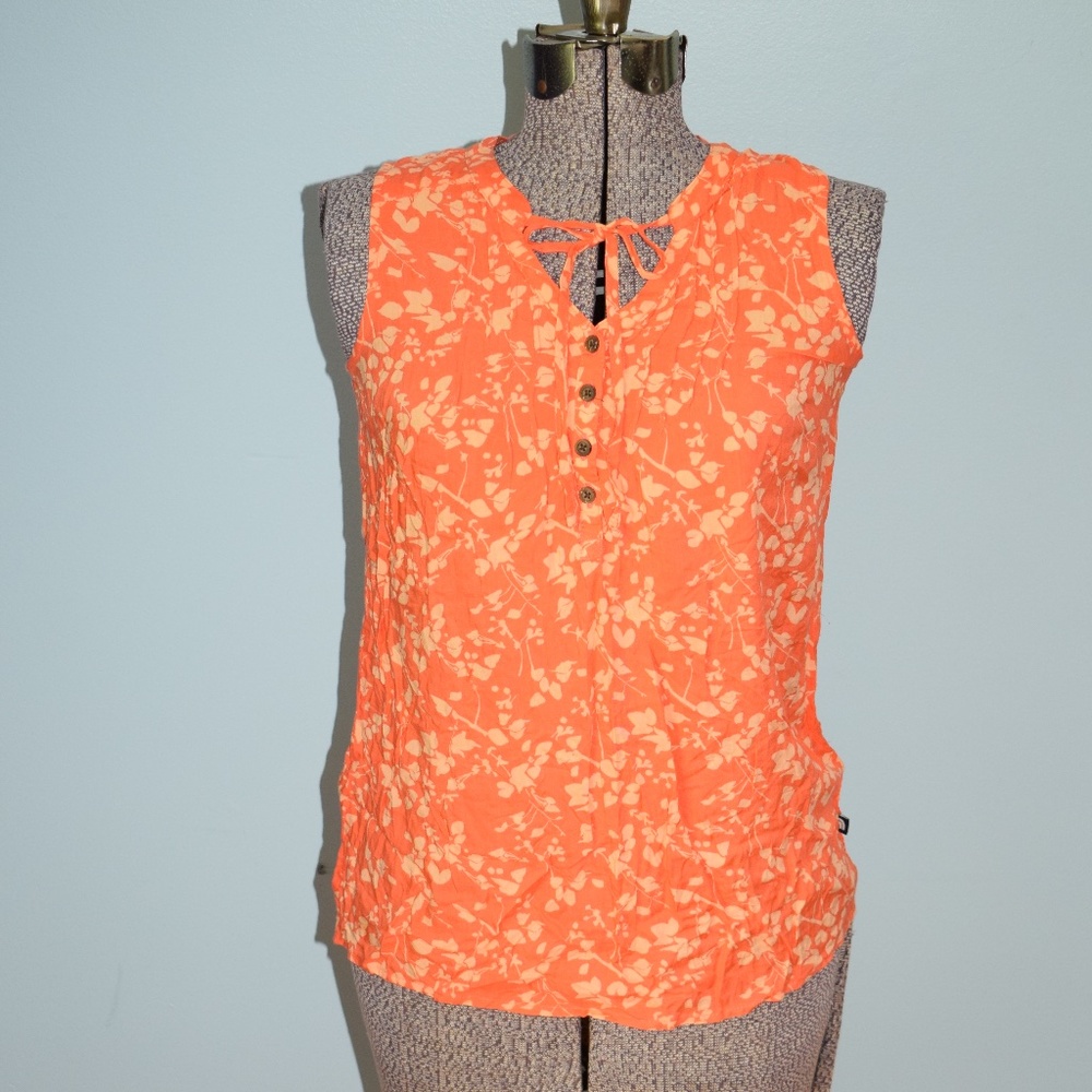 The North Face Women's Sleeveless Orange Top XS